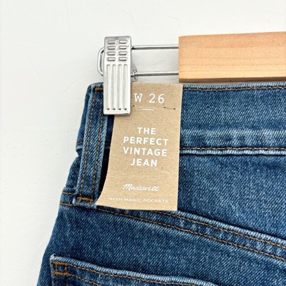 NWT Madewell The‎ Perfect Vintage Straight Jeans - Picture 6 of 9